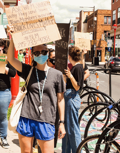 Amazon workers protest