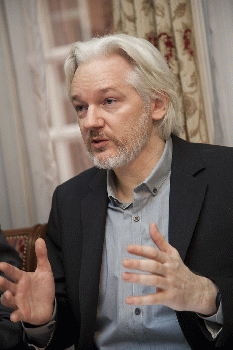 JULIAN ASSANGE, From CreativeCommonsPhoto