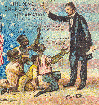 Lincoln and Black Slaves, From CreativeCommonsPhoto