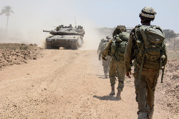 IDF soldiers operating in Gaza., From CreativeCommonsPhoto