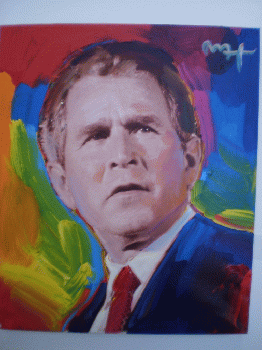 From live.staticflickr.com: President George W. Bush Painting  
