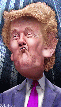Donald Trump - Caricature, From CreativeCommonsPhoto