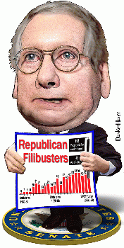 Mitch McConnell, Filibuster King, From CreativeCommonsPhoto