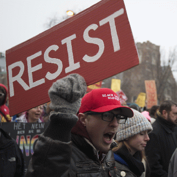 Protest against Republican President Donald Trump, From CreativeCommonsPhoto