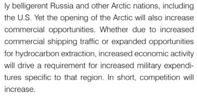 extract Army War College Report on Climate mitigation