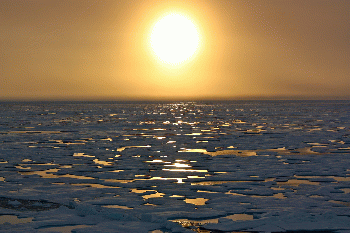 Sunset in the Arctic
