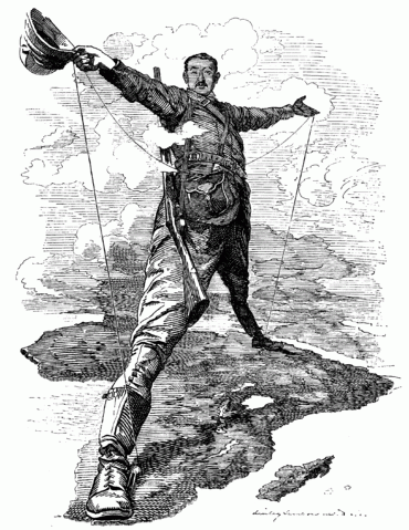 The Rhodes Colossus: Caricature of Cecil Rhodes 1892, From Uploaded