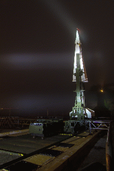 SF-88 Nike Hercules Missile Site [06]: Missile on launcher, From CreativeCommonsPhoto