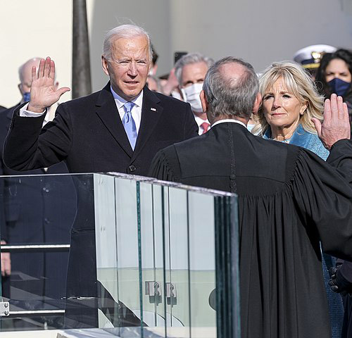 President Joe Biden takes the Oath of Office (cropped), From Uploaded