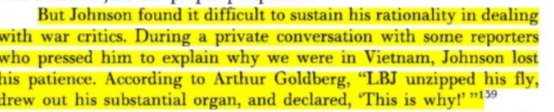 Giant: Lyndon Johnson and His Times, 1961-1973, p. 491