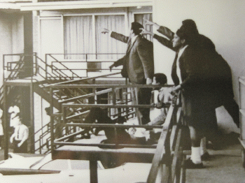 Martin Luther King assassination image