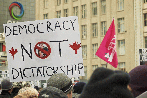 Democracy Not Dictatorship, From CreativeCommonsPhoto