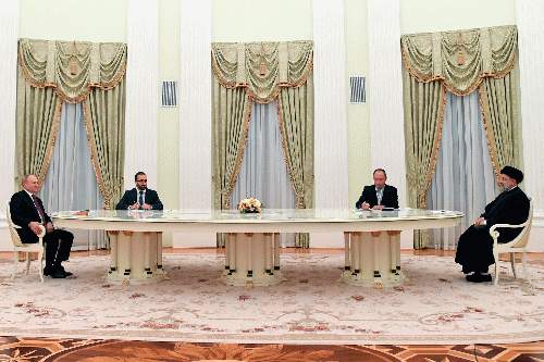 President Reisi Meeting Putin in Russia, From Uploaded