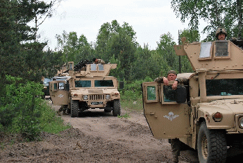 Polish-Ukrainian combined unit conducts tactical training in defence and counterattack