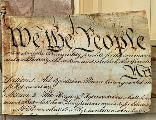 Flag, USofA Constitution