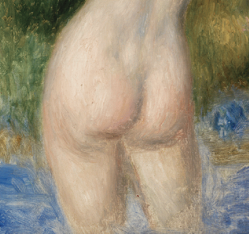 The Bather by Auguste Renoir (detail), Barnes Collection, From Uploaded