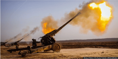 Figure 1: Although Ukraine Blames Russia and Russia Blames Ukraine, One Type of Russian Artillery is Shown Here Figure 1: Although Ukraine Blames Russia and Russia Blames Ukraine, One Type of Russian Artillery is Shown Here