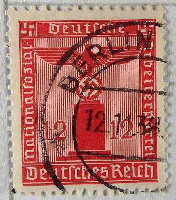 Franchise Stamp 1938 (NSDAP). Hitler and the Nazis put their stamp on history. Will Trump and the Republo-fascists be able to do the same? A voice from the past issues a warning., From FlickrPhotos