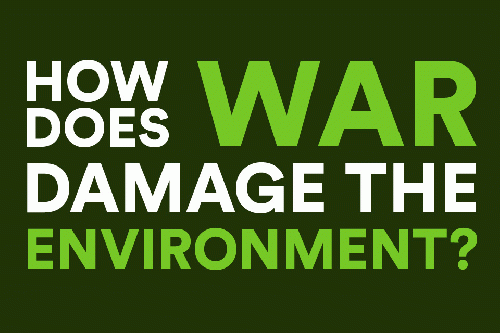 How does war damage the environment?, From Uploaded