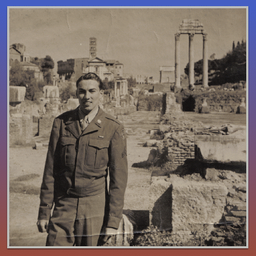 My dad in Italy, 1944 or 45, From Uploaded