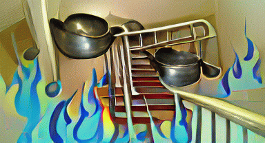 pots and pans and stairwell feelings inside, From Uploaded