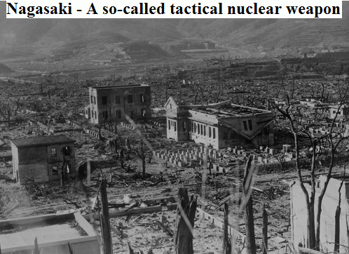 Devastation from a nuclear bomb - A so-called tactical nuclear weapon, From Uploaded