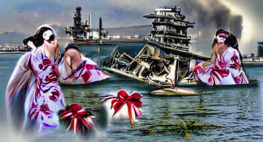 Pearl Harbor: Kamekazi Geisha Girls Falling From the Sky, From Uploaded