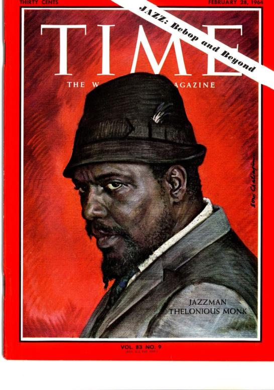 cover of Time 2/28/64: Thelonius Monk, From Uploaded