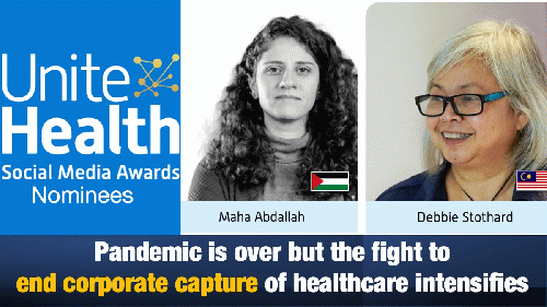 End corporate plunder and privatisation of public healthcare services End corporate plunder and privatisation of public healthcare services