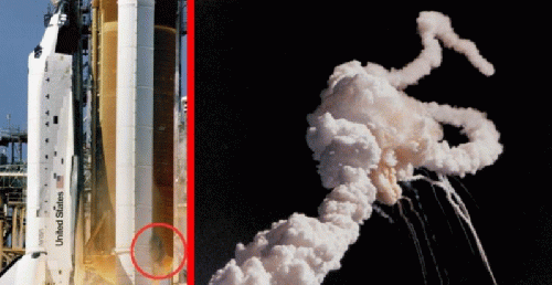 Figure 9. Challenger explosion.