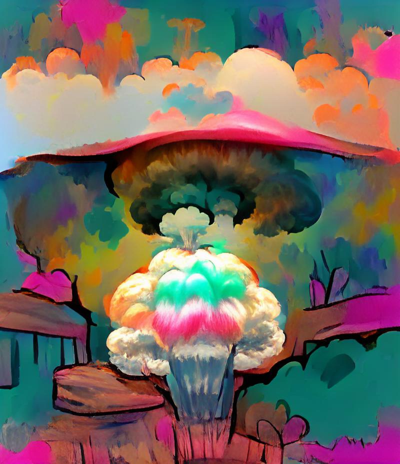 'The Candy Colored Mushrom Cloud', From Uploaded