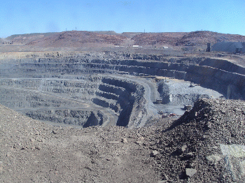 Mt Isa mines. One of the big holes adjacent to the city.