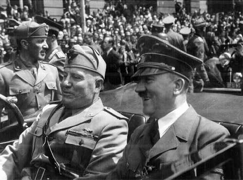 Adolf Hitler and Benito Mussolini in Munich, Germany, From CreativeCommonsPhoto