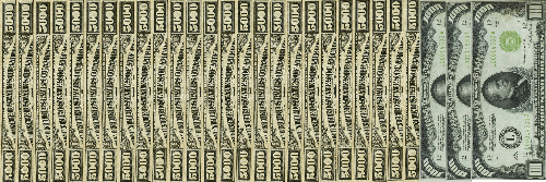 $28,000, where large bills are no longer printed., From Uploaded