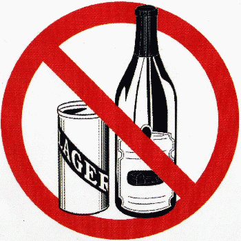 No alcohol