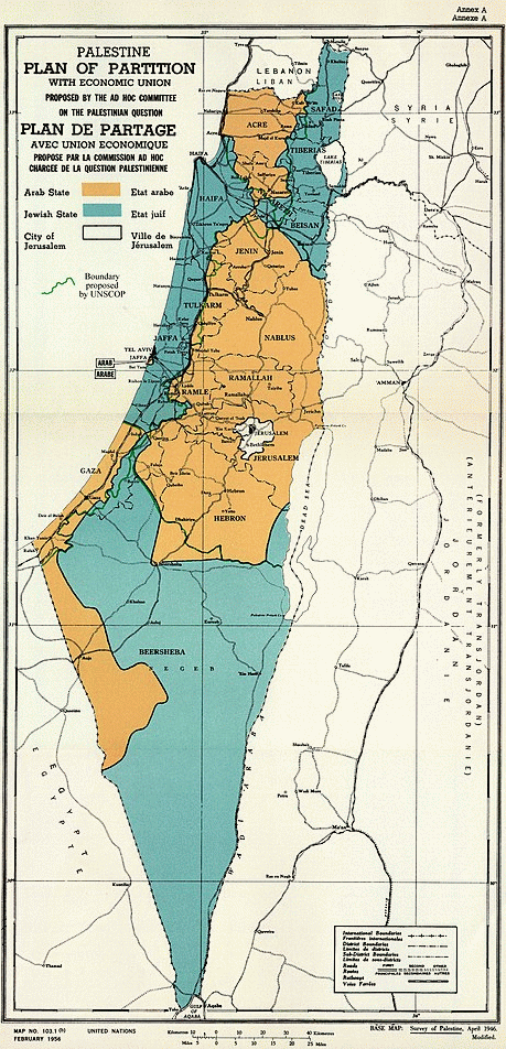 UN Palestine Partition Versions 1947., From WikimediaPhotos