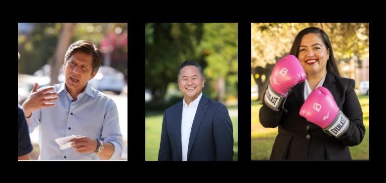 Kevin de León, John Lee, and Wendy Carrillo (From their respective websites), From Uploaded