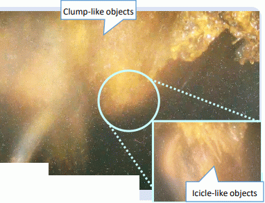 Figure 2. Melted nuclear fuel due to a nuclear reactor explosion.