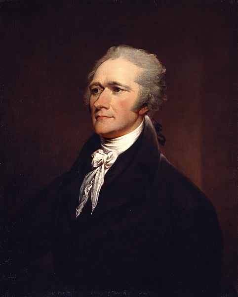 John Trumbull  1806  painting of Alexander Hamilton