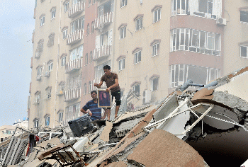 Palestinians Collect Belongings from Gaza Ruins, From CreativeCommonsPhoto