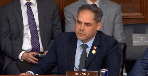 Rep. Mike Garcia (CA-27) questioning FBI Director Christopher Wray, From Uploaded