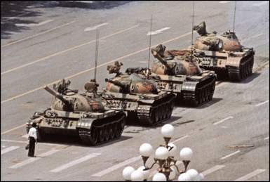 Tank Man (Tiananmen Square protester)., From Uploaded