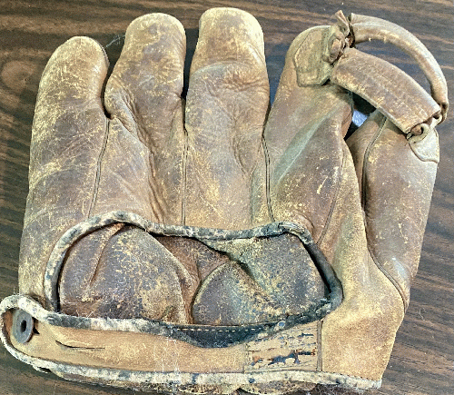 My Little League mitt, circa 1951., From Uploaded