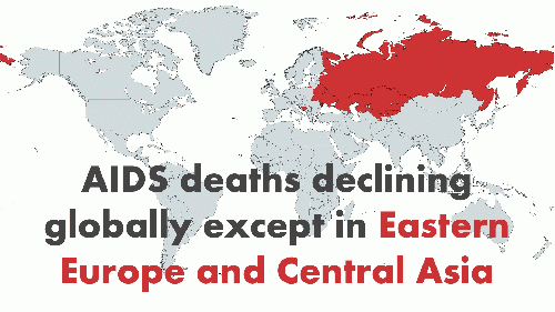 Why are AIDS-deaths rising in Eastern Europe and Central Asia? When AIDS deaths can decline in other parts of the world, then why not here? Why are AIDS-deaths rising in Eastern Europe and Central Asia? When AIDS deaths can decline in other parts of the world, then why not here?