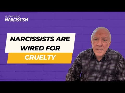 Narcissists Are Wired For Cruelty Because narcissists are defined by selfishness, manipulation, control, and insensitivity, they are strongly inclined to be cruel., From YouTubeVideos