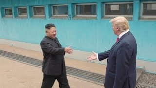 President Trump meets Chairman Kim at the DMZ, From YouTubeVideos