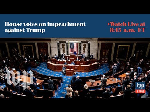 House impeaches Trump for second time - 1/13 (FULL LIVE STREAM) The House of Representatives is poised to impeach President Trump for a second time when it meets on Jan. 13 to consider an article charging him with ..., From YouTubeVideos