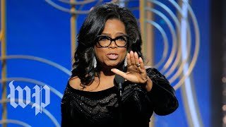 Oprah Winfrey delivered a rallying cry to women and hope for .a new day.. Oprah Winfrey delivered a rallying cry to women and hope for .a new day..