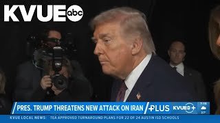 President Donald Trump threatening attack on Iran President Donald Trump is threatening to attack Iran as the U.S. builds military assets in the region. Subscribe to our channel: ..., From YouTubeVideos