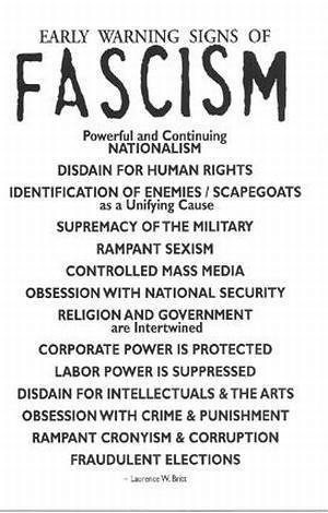 Warning Signs of Fascism, From CreativeCommonsPhoto